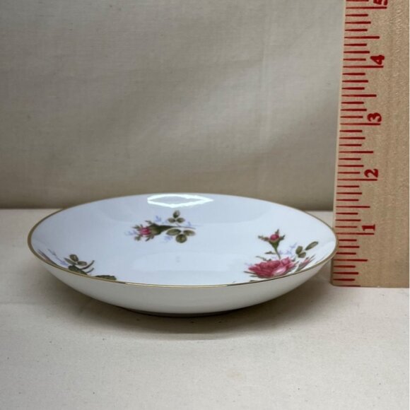 7 Sango China Moss Rose Sauce Bowls 5 1/2” - Picture 11 of 11